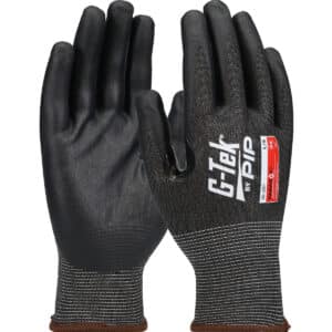 #16-351 G-Tek® Paradox Seamless Knit PolyKor® Blended Glove with Nitrile Coated Foam Grip on Palm & Fingers with Reinforced Thumb Crotch - 21 Gauge