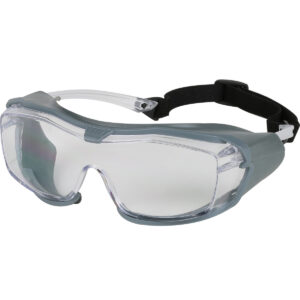 #250-96-1520 OTG Safety Glasses with Rubber Gasket, Headband, Clear Lens and Fogless® 3Sixty™ Coating