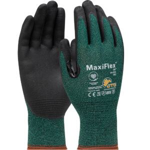 #34-8743 Seamless Knit Engineered Yarn Glove with Premium Nitrile Coated MicroFoam Grip on Palm & Fingers - Touchscreen Compatible