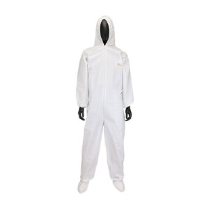 #3609 PosiWear BA Coverall With Hood & Boot, 58 gsm