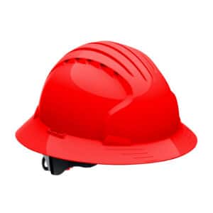 #280-EV6161 Full Brim Hard Hat with HDPE Shell 6-Point Polyester Suspension and Wheel Ratchet Adjustment