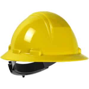 #280-HP642R Type II Full Brim Hard Hat with HDPE Shell 4-Point Textile Suspension and Wheel Ratchet Adjustment