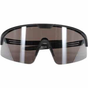 #250-41-0005 Enhanced Coverage Half-Frame Safety Glasses, with Black Frame, Silver Mirror Plus Lens, and Anti-Scratch Coating